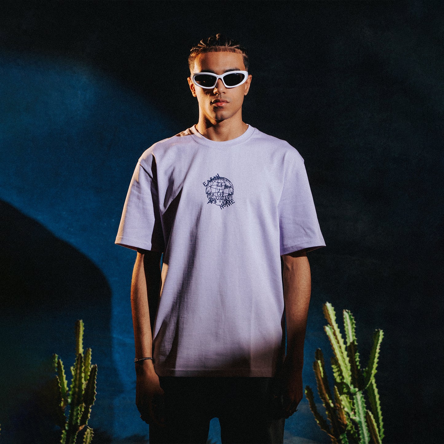 Earth Is Not A Home Lavender Tee