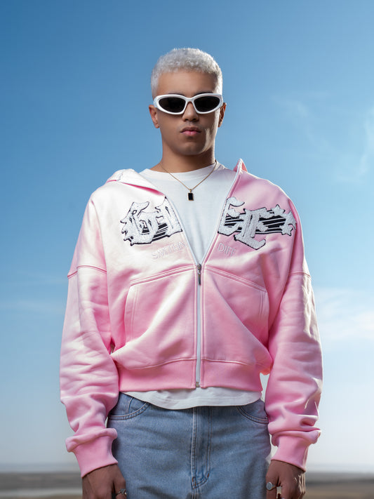 PINKY POWDER Zip Up